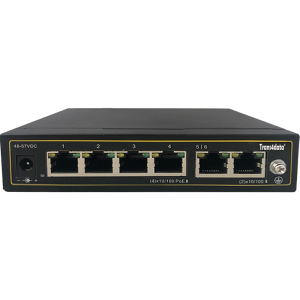 100M 6 ports unmanaged PoE switch