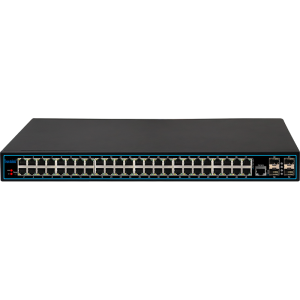 48 ports full gigabit layer 3 managed PoE switch