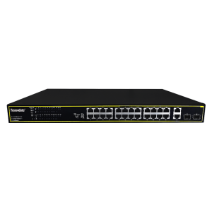 100M 28 ports unmanaged PoE switch