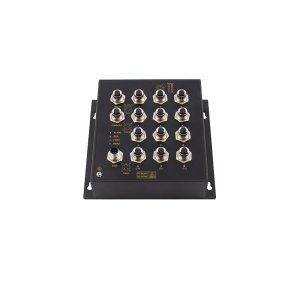 12 full Gigabit M12 ports layer 3 wall mounting industrial ethernet switch