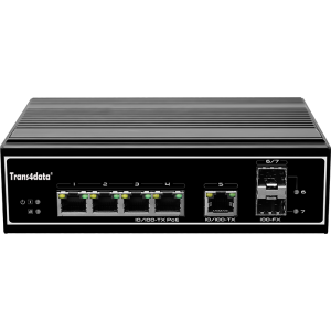 7 ports 100M industrial PoE switch