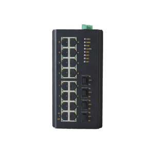 20 ports layer 3 full gigabit Din-rail industrial Ethernet switch