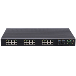 28 ports 10/100M rack-mount layer 2 managed industrial Ethernet switch with 4* gigabit fiber ports uplink